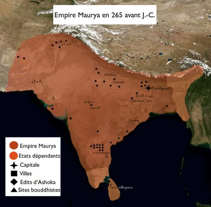 carte du monde pataliputra